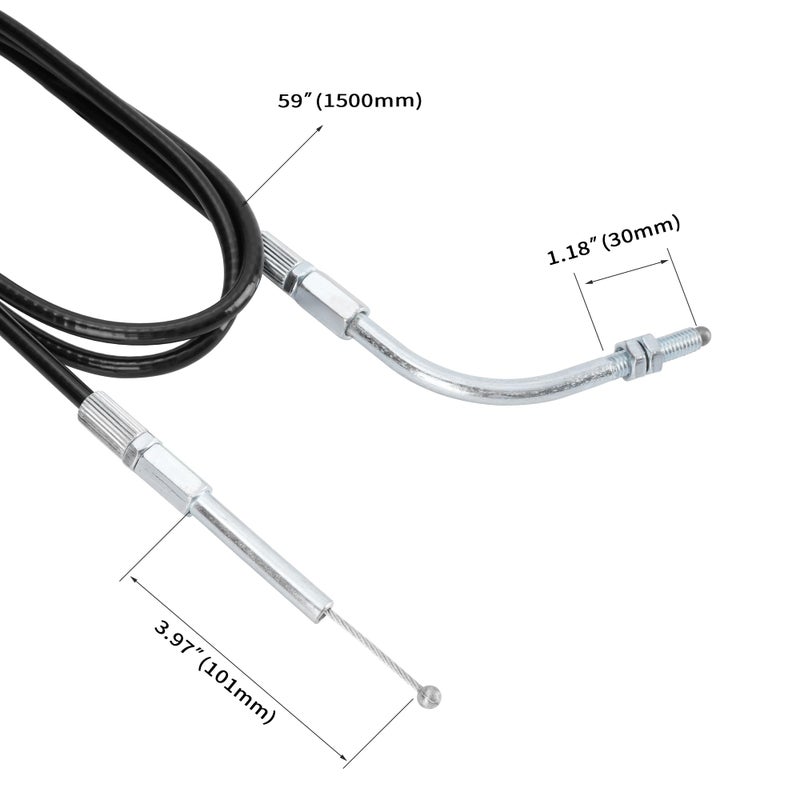 MTATCN Shift Reverse Cable Compatible with Talon Maxxam 150 150cc Buggy 539-1000 Go Kart, Replacement for 6.000.040 539-1000 12.000.040 539-1000, Lightweight and Durable - Image 2